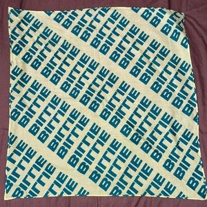 neon green billie eilish bandanna